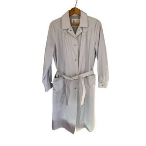 London fog trench coat Vintage 80s sz 10